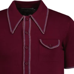 Crawdaddy Micro Dash Knit Polo (F) 31 Crawdaddy Micro Dash Knit Polo (F) -Men's Clothing Shop madcap crawdaddy polo zinfandel detail 60965.1679657987