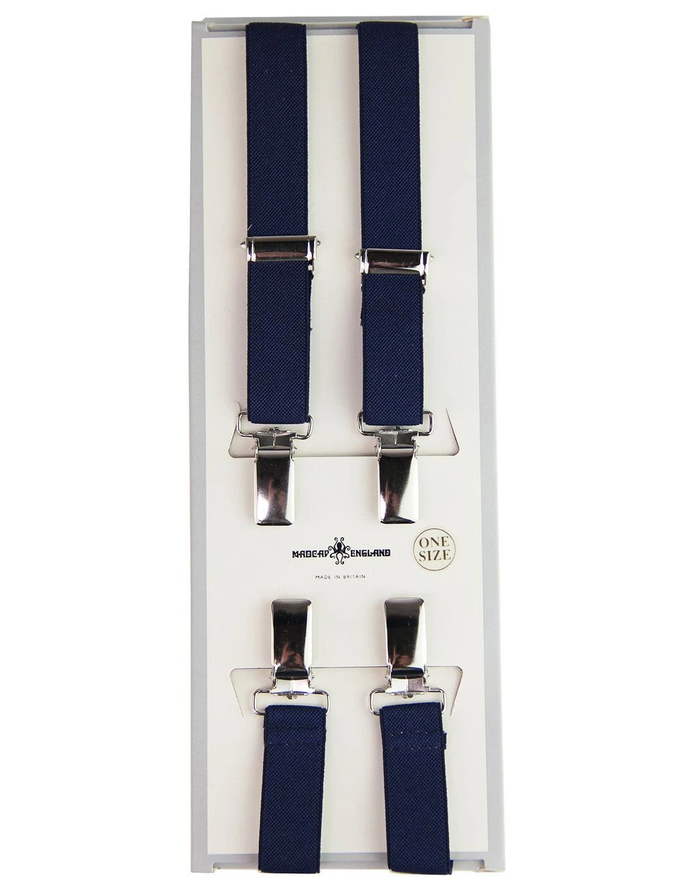 Made In Britain Narrow Braces (Bu) 2 Made In Britain Narrow Braces (Bu) - Image 2