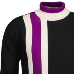 Lewis Mod Roll Neck Racing Jumper B -Men's Clothing Shop madcap england lewis roll neck jumper black 3 98814.1661260340