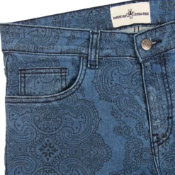 Paisley Rave Retro 70s Denim Flares -Men's Clothing Shop madcap england paisley bellbottom flares 1 05338.1661267948