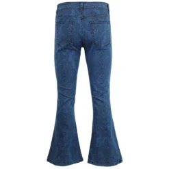 Paisley Rave Retro 70s Denim Flares -Men's Clothing Shop madcap england paisley bellbottom flares 2 19200.1661267947