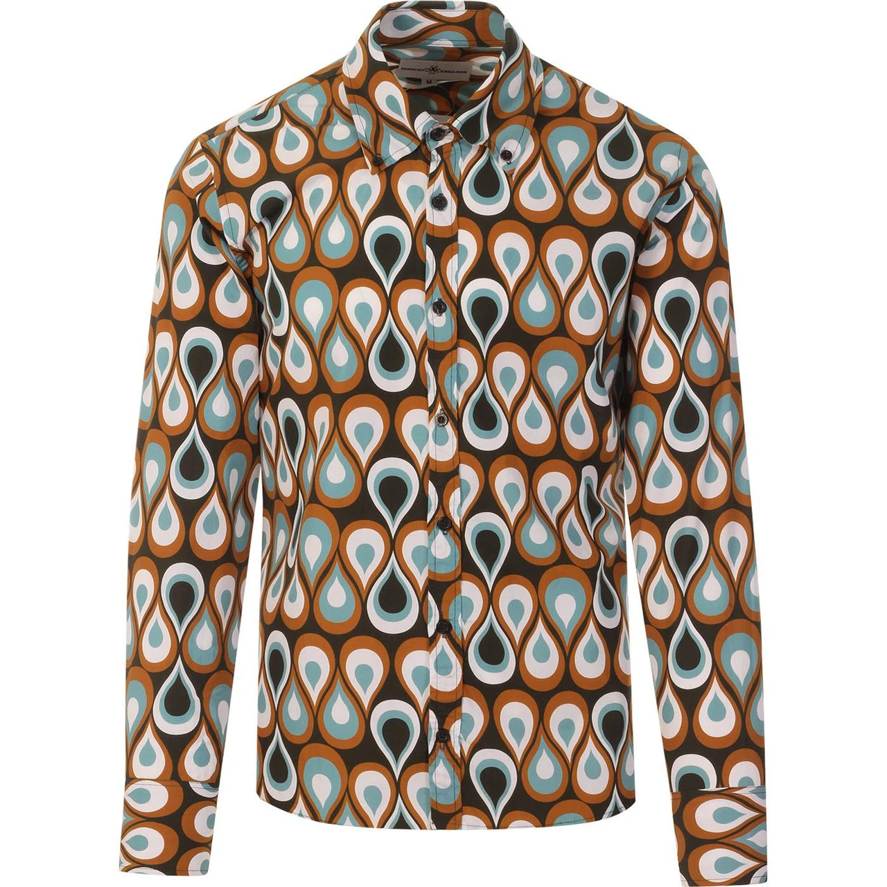 Trip Teardrops 60s Mod Op Art Shirt 3 Trip Teardrops 60s Mod Op Art Shirt - Image 3